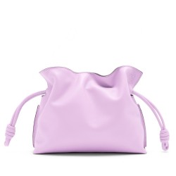 Loewe Flamenco Mini Clutch In Bloom Orchid Nappa Leather TDBS27861