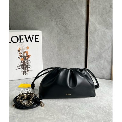 Loewe Flamenco Purse in Black Nappa Lambskin TDBS27875