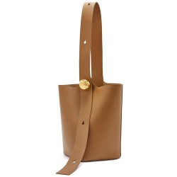 Loewe Medium Pebble Bucket Bag in Oak Calfskin TDBS27815