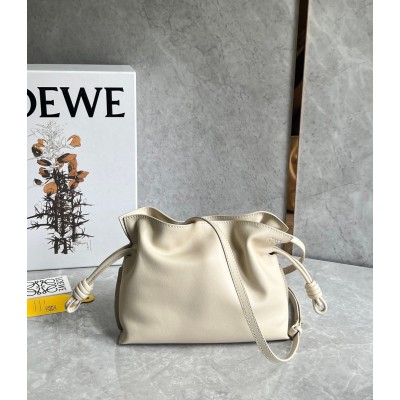 Loewe Mini Flamenco Clutch Bag In Angora Calfskin TDBS27868