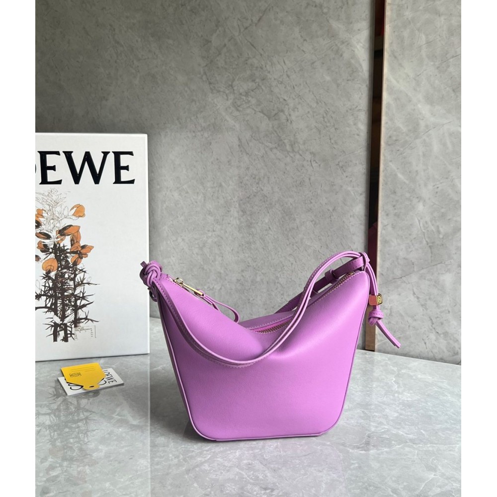 Loewe Mini Hammock Hobo Bag in Rockrose Calfskin TDBS27925