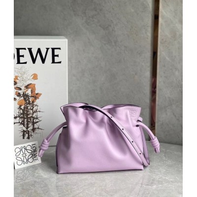 Loewe Flamenco Mini Clutch In Bloom Orchid Nappa Leather