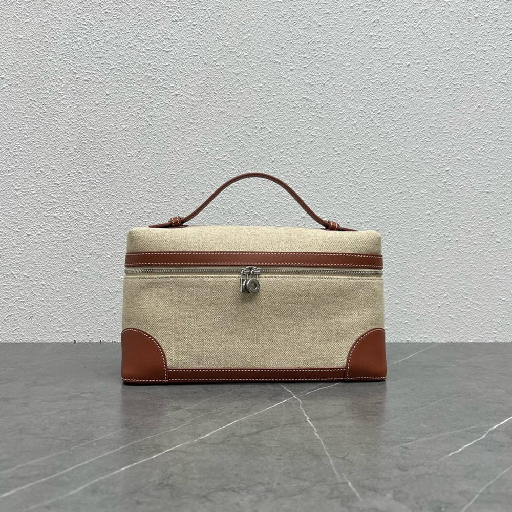 Loro Piana Extra Pocket Pouch L19 in Linen