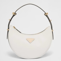 Prada Arque Shoulder Bag in White Leather TDBS28071