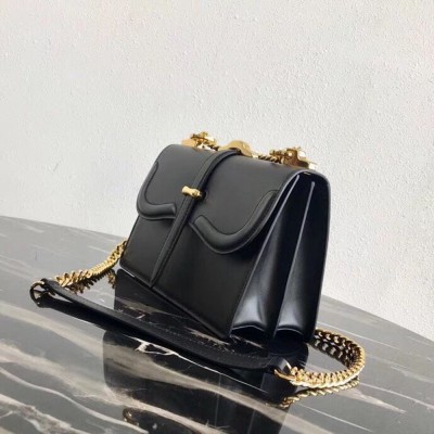 Prada Belle Shoulder Bag In Black Calfskin TDBS28131