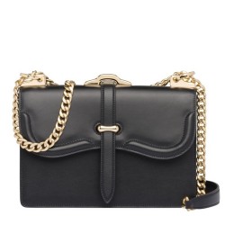 Prada Belle Shoulder Bag In Black Calfskin TDBS28131