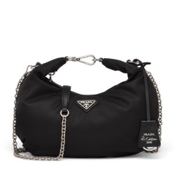 Prada Black Nylon Re-Edition 2006 Hobo Bag TDBS28229