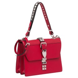 Prada Elektra Shoulder Bag In Red Calfskin TDBS28137