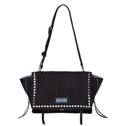 Prada Etiquette Bag In Nylon With Metal Stud Trim TDBS28194