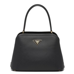 Prada Matinee Mini Bag In Black Saffiano Leather TDBS28318