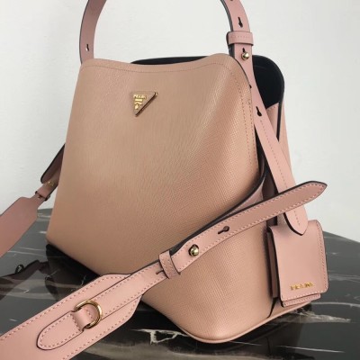 Prada Matinee Tote Bag In Powder Saffiano Leather TDBS28433