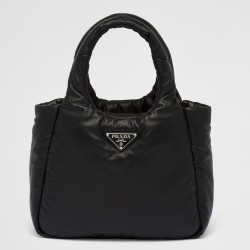 Prada Medium Tote Bag in Black Nappa Leather TDBS28437