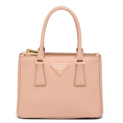 Prada Mini Galleria Bag In Powder Pink Saffiano Leather TDBS28215