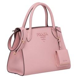 Prada Monochrome Bag In Nude Saffiano Leather TDBS28327