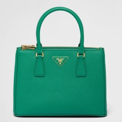 Prada Small Galleria Bag In Mango Saffiano Leather TDBS28223