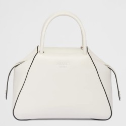 Prada Supernova Small Handbag In White Leather TDBS28372