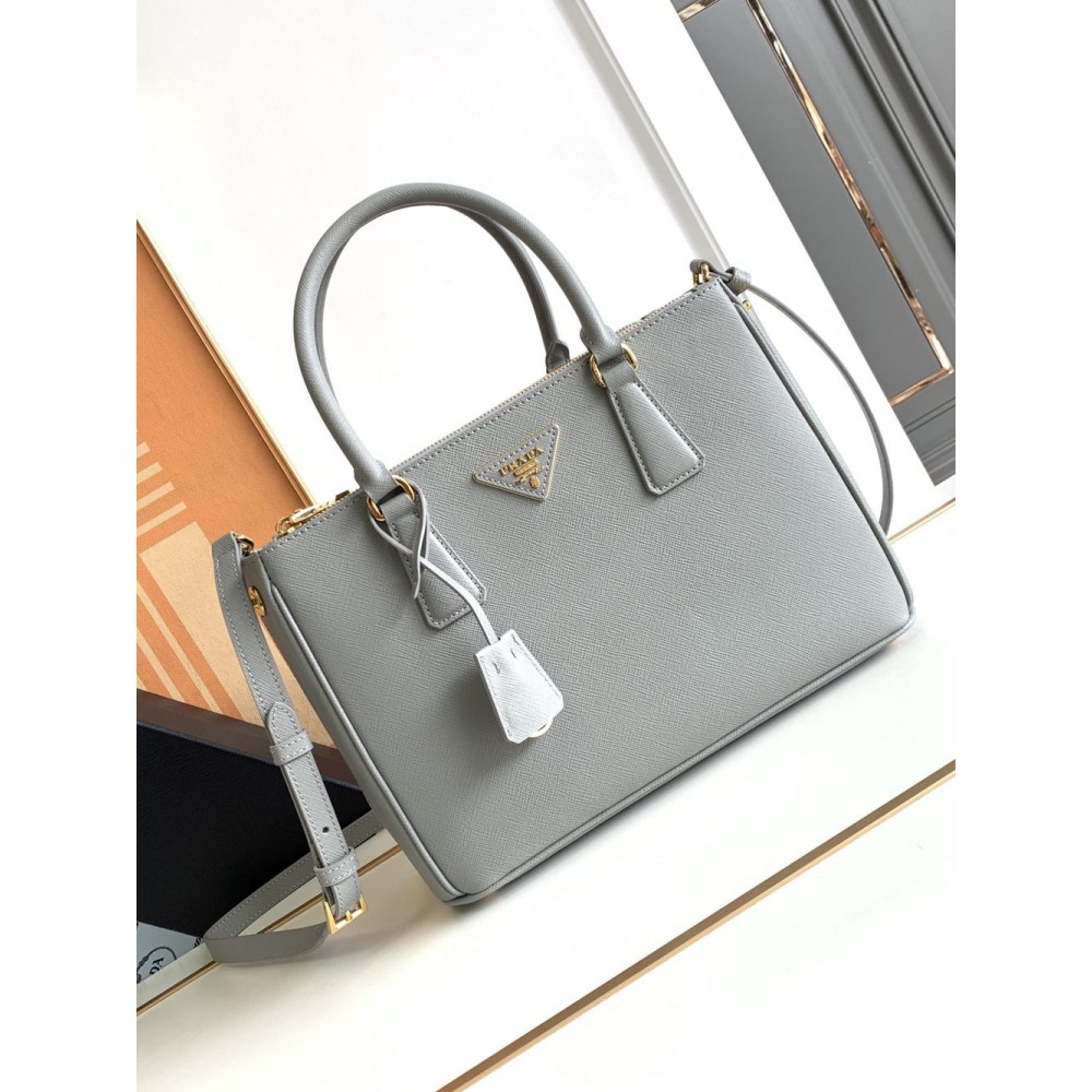 Prada Galleria Medium Bag in Cornflower Saffiano Leather