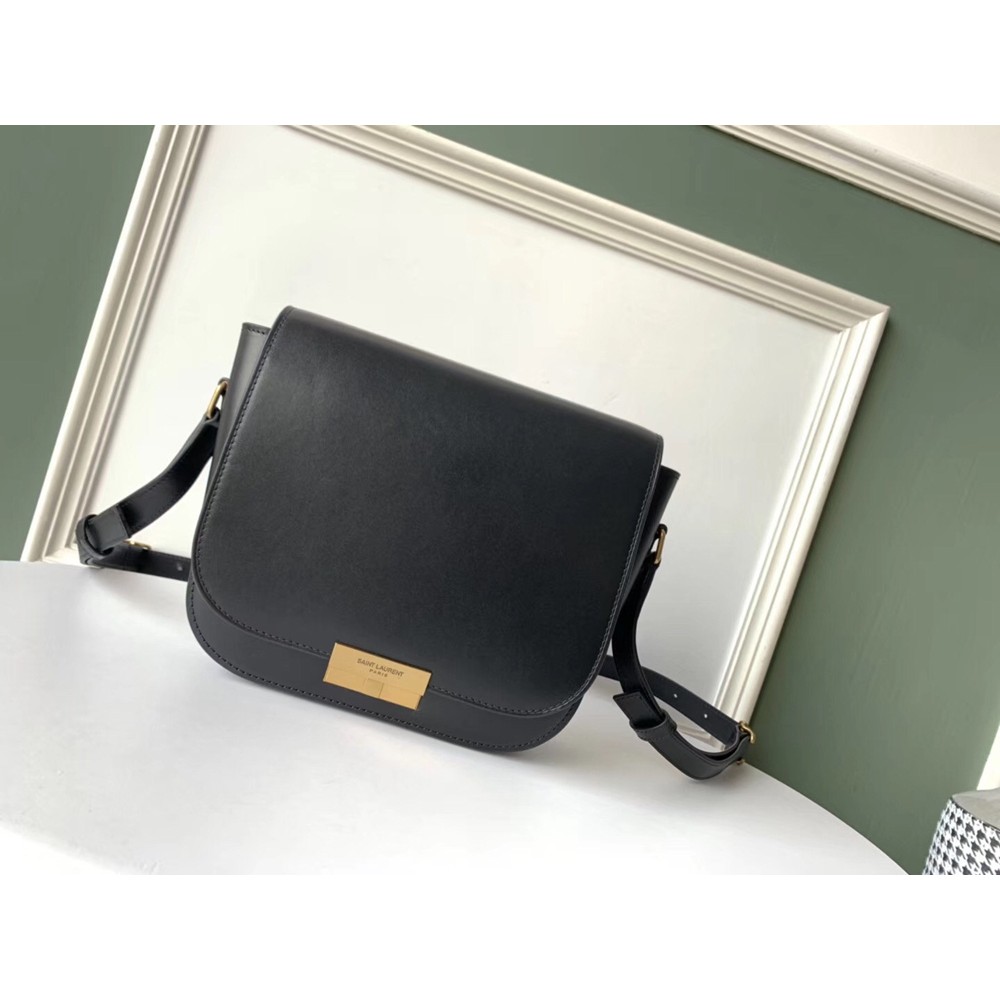 Saint Laurent Betty Satchel In Black Smooth Leather