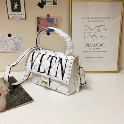 Valentino Garavani White VLTN Quilted Candystud Bag TDBS28955