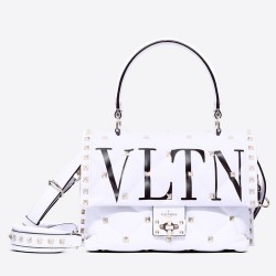 Valentino Garavani White VLTN Quilted Candystud Bag TDBS28955