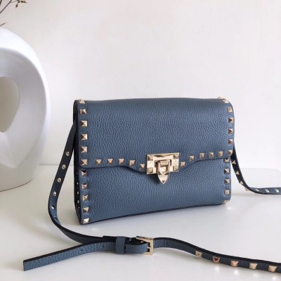 Valentino Rockstud Small Crossbody Bag In Amadeus Grained Leather TDBS28971