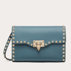 Valentino Rockstud Small Crossbody Bag In Amadeus Grained Leather TDBS28971