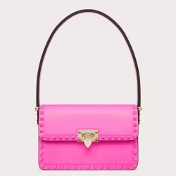 Valentino Rockstud23 Shoulder Bag in Pink Calfskin TDBS28976