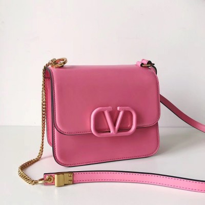 Valentino Small Vsling Shoulder Bag In Macaron Calfskin TDBS29140