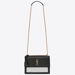 Saint Laurent Bi-color Sunset Medium Calfskin Bag TDBS28809