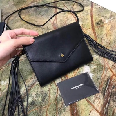 Saint Laurent Black Envelope Belt Bag TDBS28498