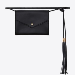 Saint Laurent Black Envelope Belt Bag TDBS28498