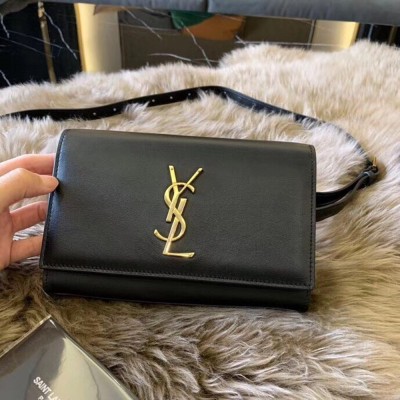 Saint Laurent Black Kate Belt Bag TDBS28499