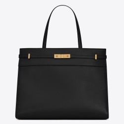 Saint Laurent Black Manhattan Medium Shopping Bag TDBS28775