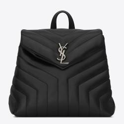 Saint Laurent Black Small LouLou Backpack TDBS28490