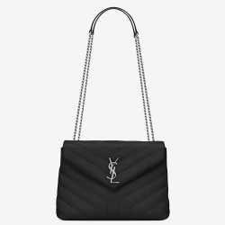 Saint Laurent Black Small Loulou Chain Bag TDBS28667