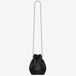 Saint Laurent Black Talitha Small Bucket Bag TDBS28510