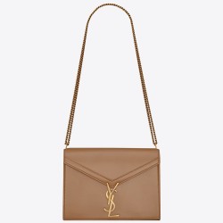 Saint Laurent Camel Cassandra Monogram Clasp Bag TDBS28685