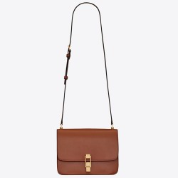 Saint Laurent Carre Satchel Bag In Brick Leather TDBS28763