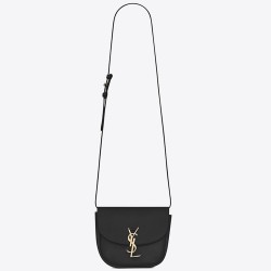 Saint Laurent Kaia Small Satchel Bag In Black Calfskin TDBS28769