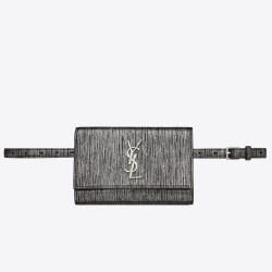 Saint Laurent Kate Belt Bag In Lame Leather TDBS28504