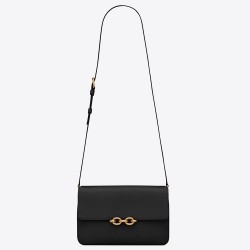 Saint Laurent Le Maillon Bag In Black Calfskin TDBS28660