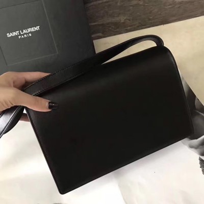 Saint Laurent Medium Bellechasse Bag In Black Leather TDBS28596