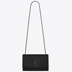 Saint Laurent Medium Kate All Black Shoulder Bag TDBS28579