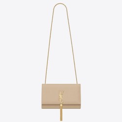 Saint Laurent Medium Kate Bag With Tassel In Powder Smooth Leather TDBS28648