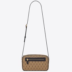 Saint Laurent Monogram All Over Camera Bag In Canvas TDBS28581