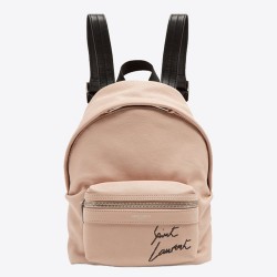 Saint Laurent Nude Mini Toy City Embroidered Backpack TDBS28495