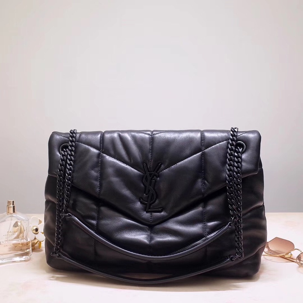 Saint Laurent So Black Loulou Puffer Medium Bag TDBS28745