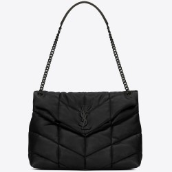 Saint Laurent So Black Loulou Puffer Medium Bag TDBS28745