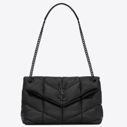 Saint Laurent So Black Loulou Puffer Small Bag TDBS28746