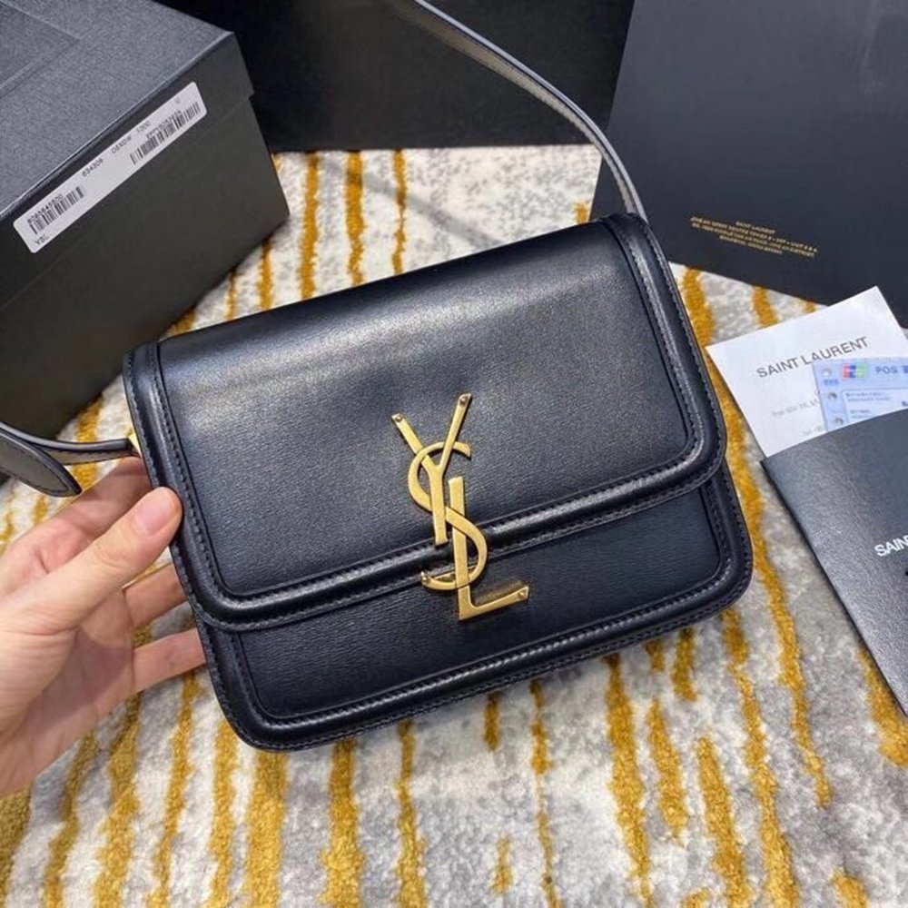 Saint Laurent Solferino Small Bag In Black Calfskin TDBS28799